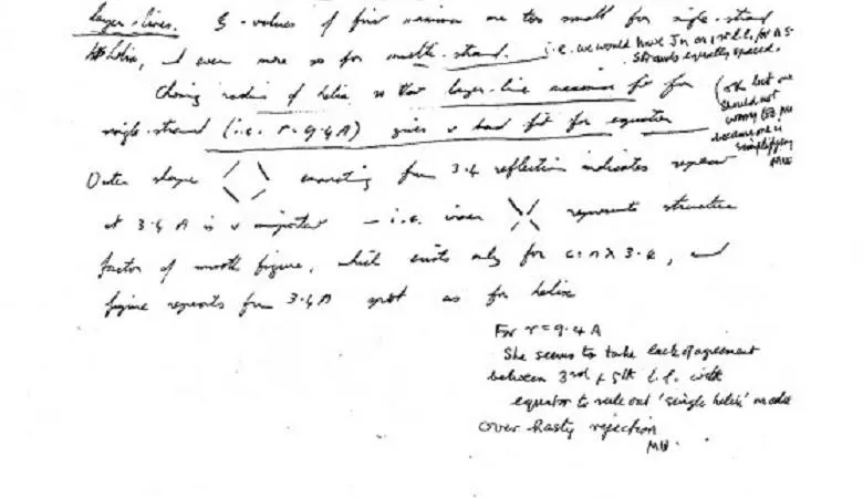 Wilkins comments on Franklins notes 1