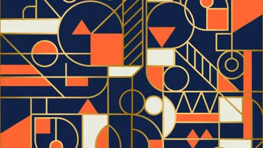 Art deco banner ADHD group